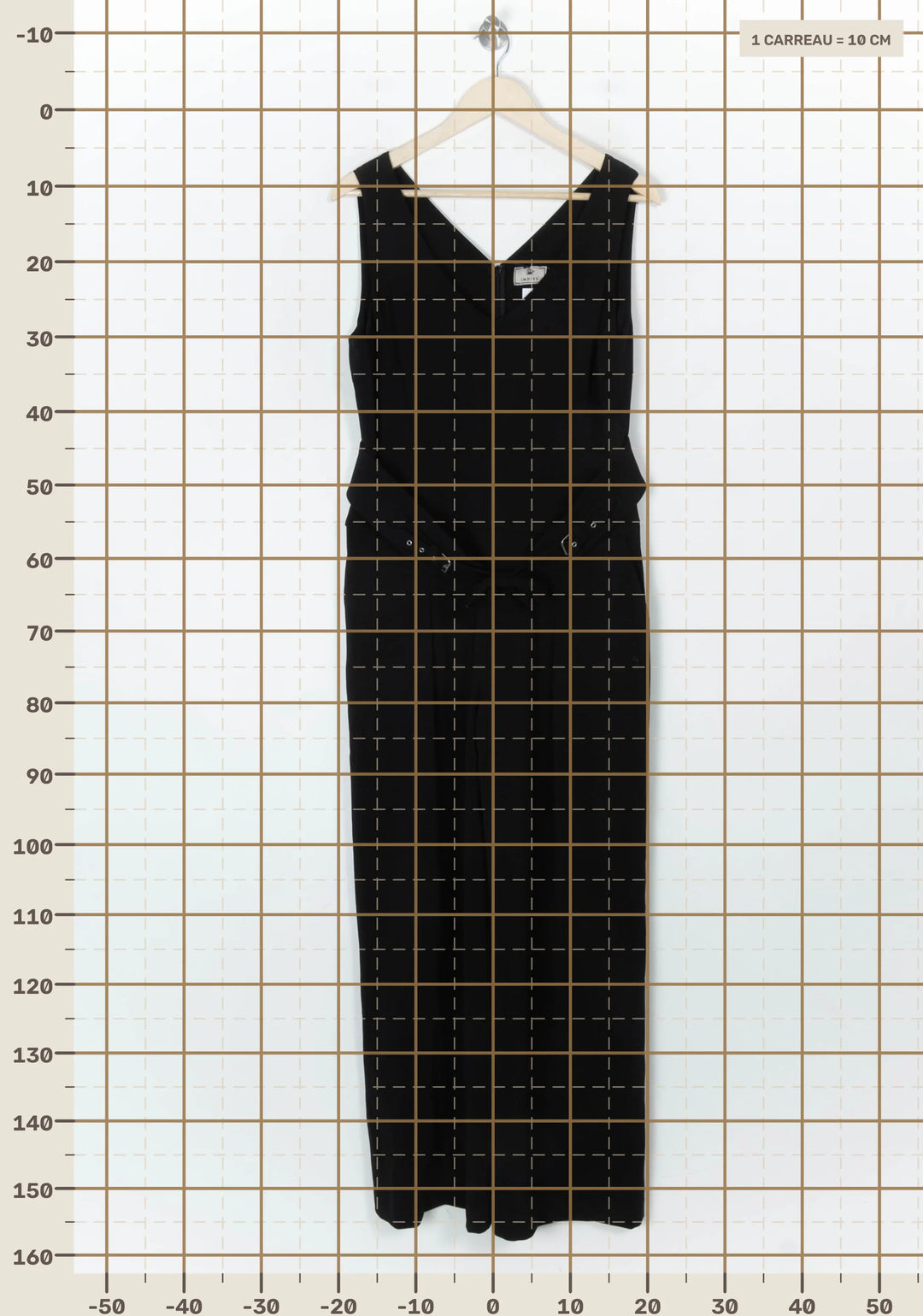 Combinaison Pantalon Noire - Taille XXL/44 de la marque Indies | PARAD123427 - Vendu par Paradigme - Image 4