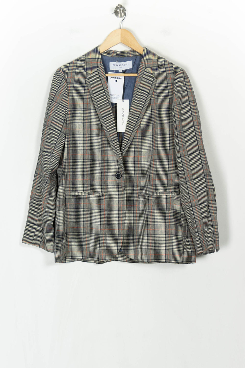 Blazer Gris et Bleu - Taille XXL/44 de la marque Gerard Darel | PARAD123428 - Vendu par Paradigme - Image 2
