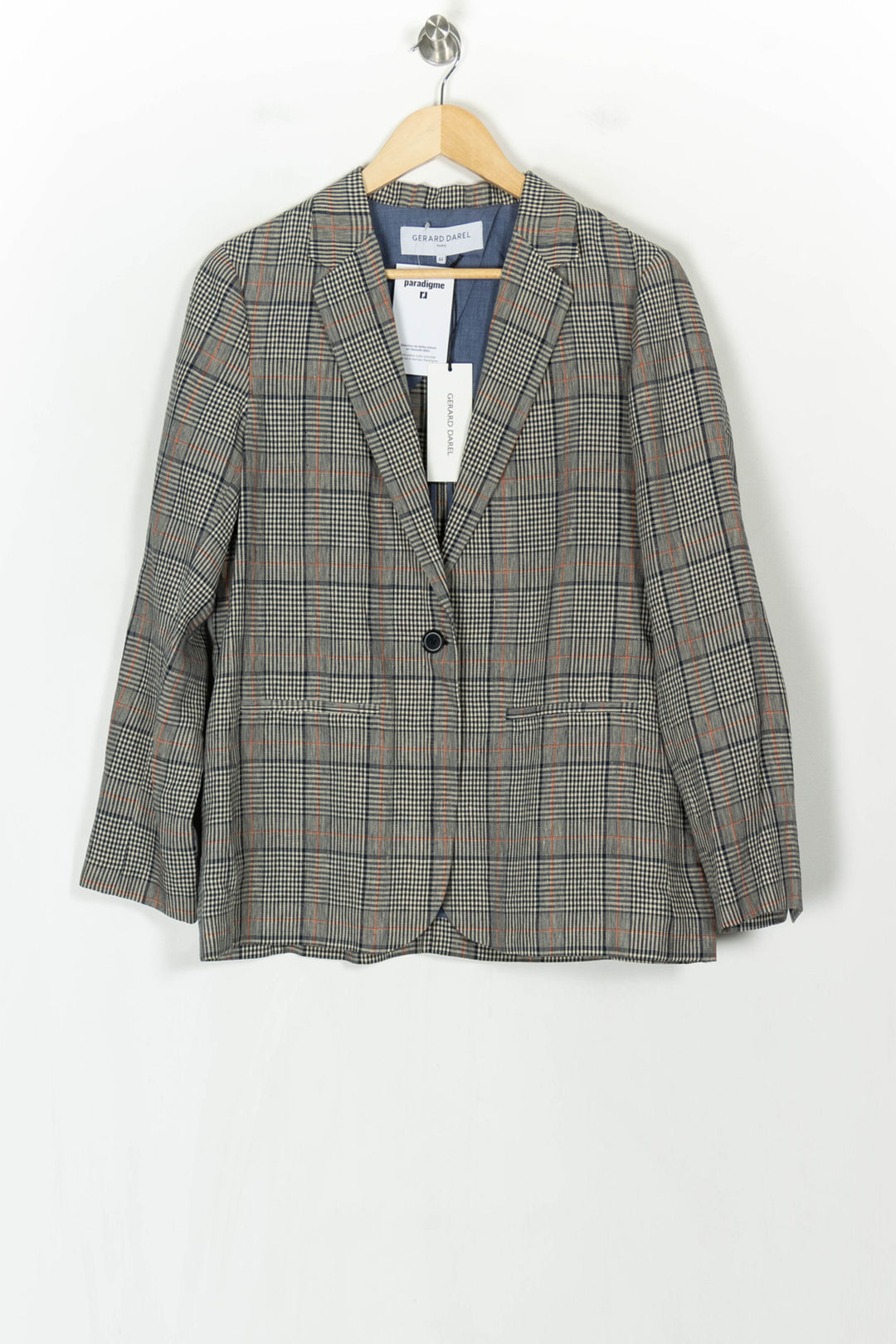 Blazer Gris et Bleu - Taille XXL/44 de la marque Gerard Darel | PARAD123428 - Vendu par Paradigme - Image 2