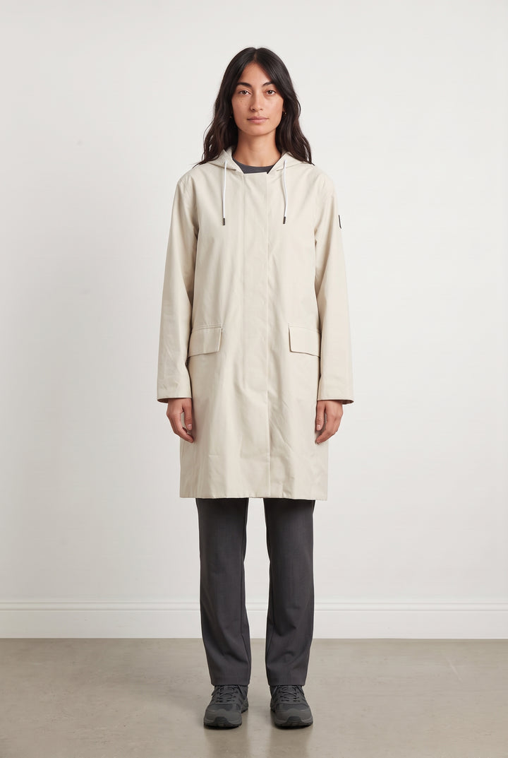 Imperméable À Capuche Beige - Taille M/38 de la marque Aigle | PARAD123429 - Vendu par Paradigme - Image 1
