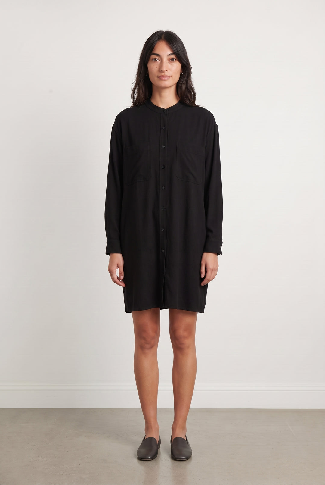 Robe Chemise Noire - Taille M/38 de la marque Comptoir des Cotonniers | PARAD123435 - Vendu par Paradigme - Image 1