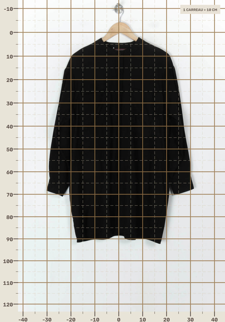 Robe Chemise Noire - Taille M/38 de la marque Comptoir des Cotonniers | PARAD123435 - Vendu par Paradigme - Image 4