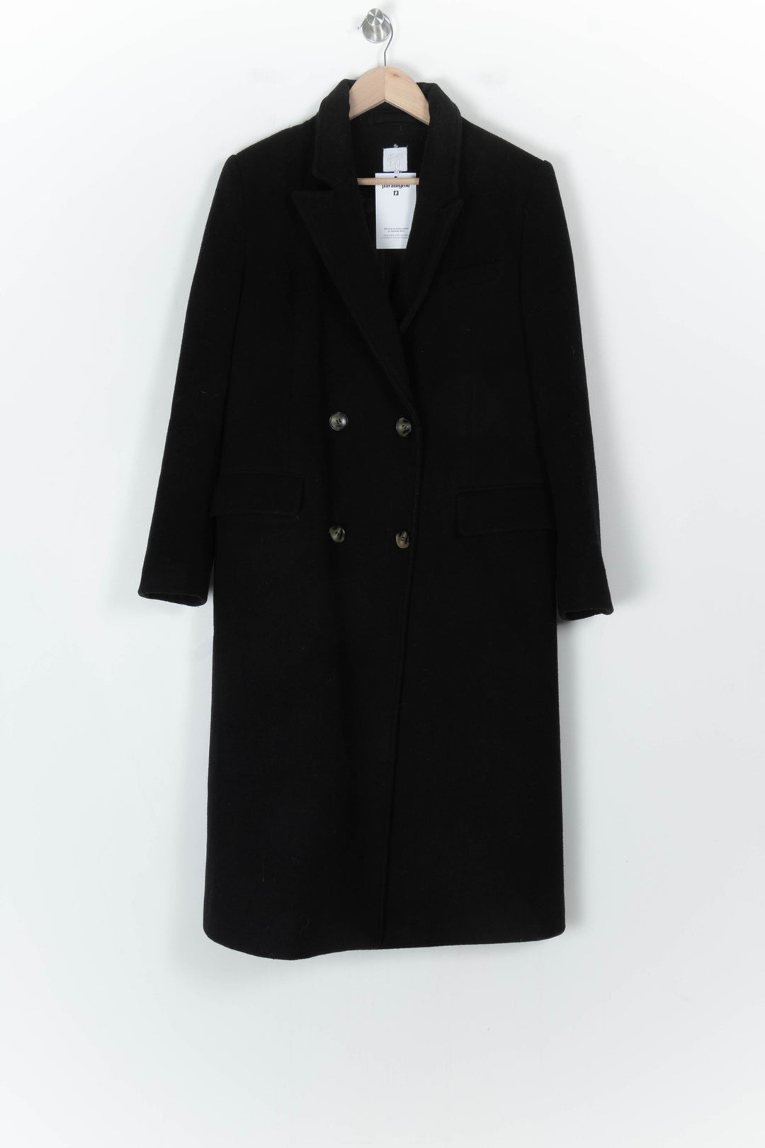 Manteau Long Noir - Taille M/38 de la marque Karl Marc John | PARAD123436 - Vendu par Paradigme - Image 2