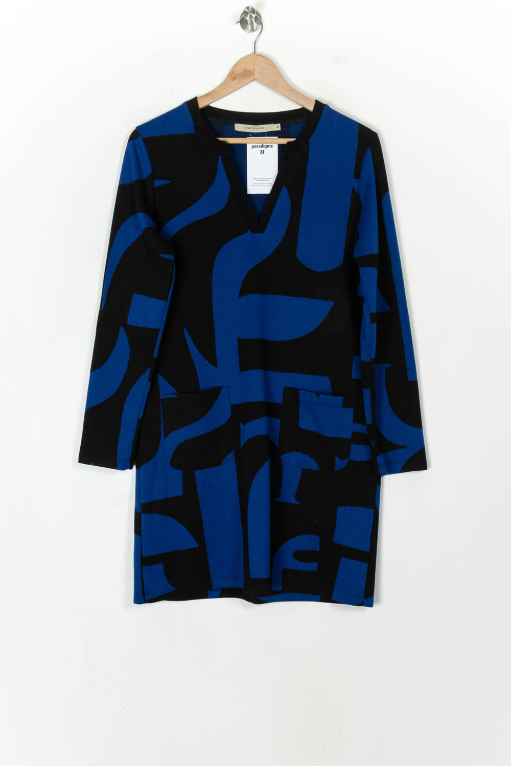 Robe Bleue et Noire - Taille L/40 de la marque La Fée Maraboutée | PARAD123460 - Vendu par Paradigme - Image 2