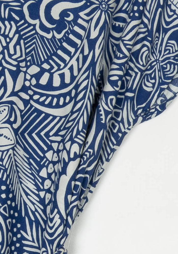 Combinaison Bleue et Blanche - Taille L/40 de la marque La Fée Maraboutée | PARAD123461 - Vendu par Paradigme - Image 3