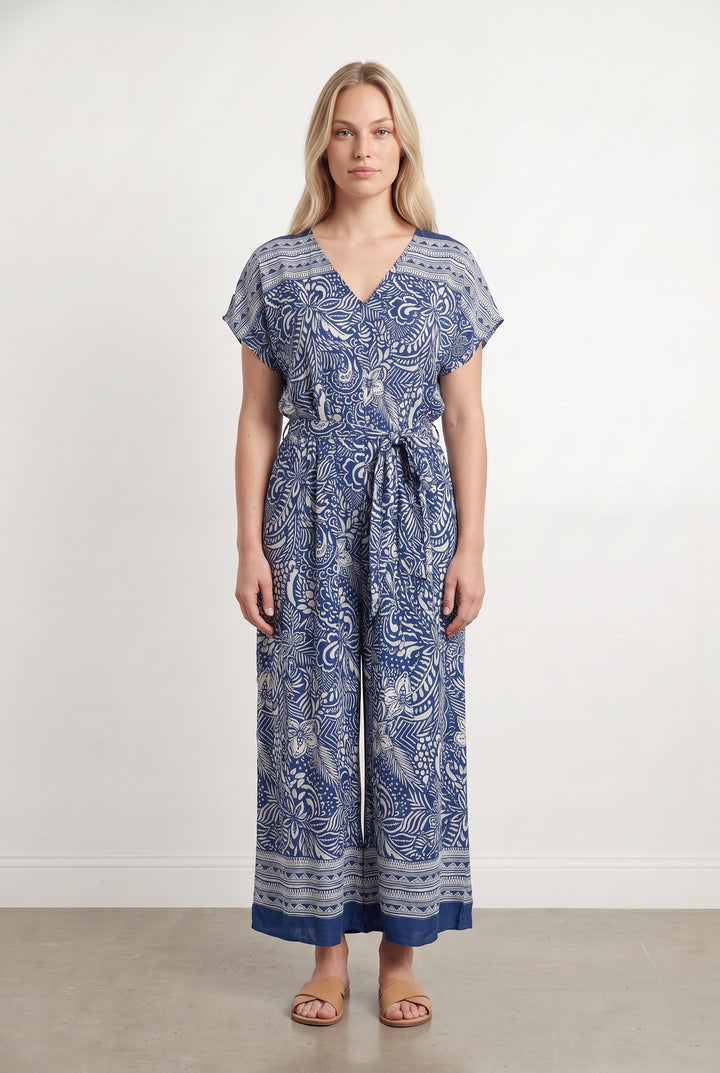 Combinaison Bleue et Blanche - Taille L/40 de la marque La Fée Maraboutée | PARAD123461 - Vendu par Paradigme - Image 1
