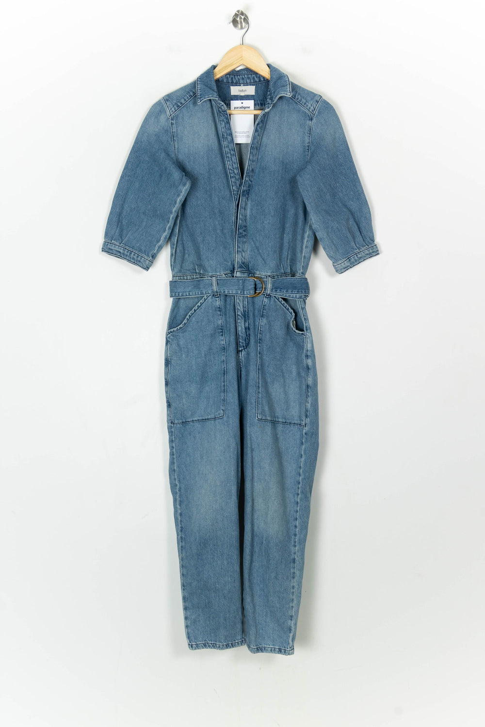 Combinaison En Jean Bleue - Taille S/36 de la marque ba&sh | PARAD123472 - Vendu par Paradigme - Image 2