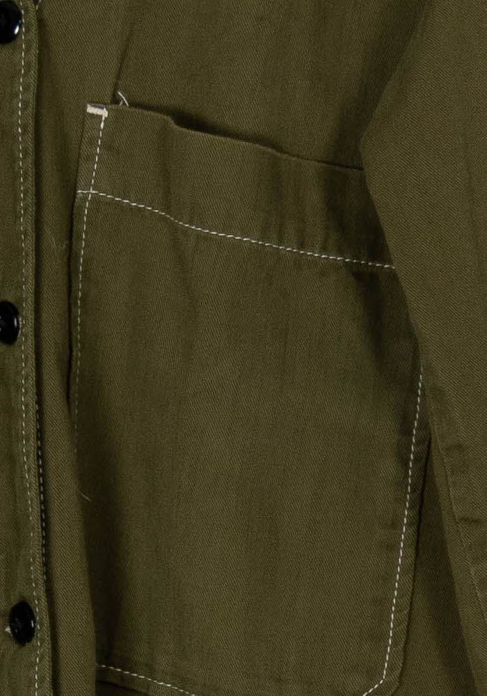 Manteau Kaki - Taille M/38 de la marque Bellerose | PARAD123475 - Vendu par Paradigme - Image 3