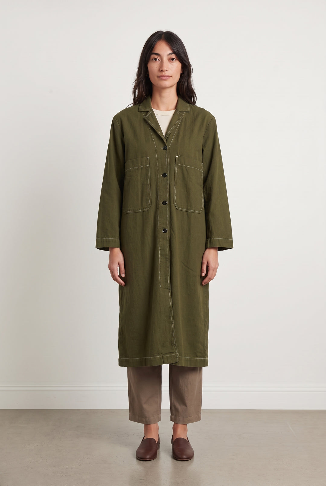 Manteau Kaki - Taille M/38 de la marque Bellerose | PARAD123475 - Vendu par Paradigme - Image 1