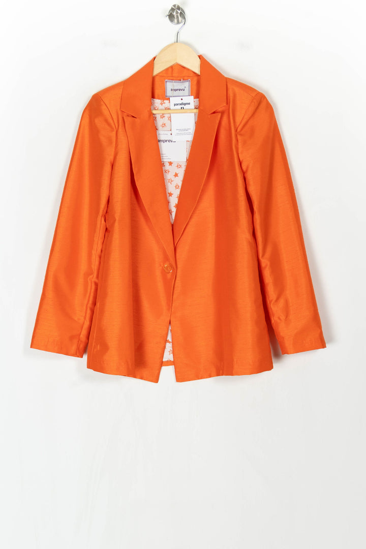 Blazer Orange - Taille XS/34 de la marque Imprevu | PARAD123498 - Vendu par Paradigme - Image 2