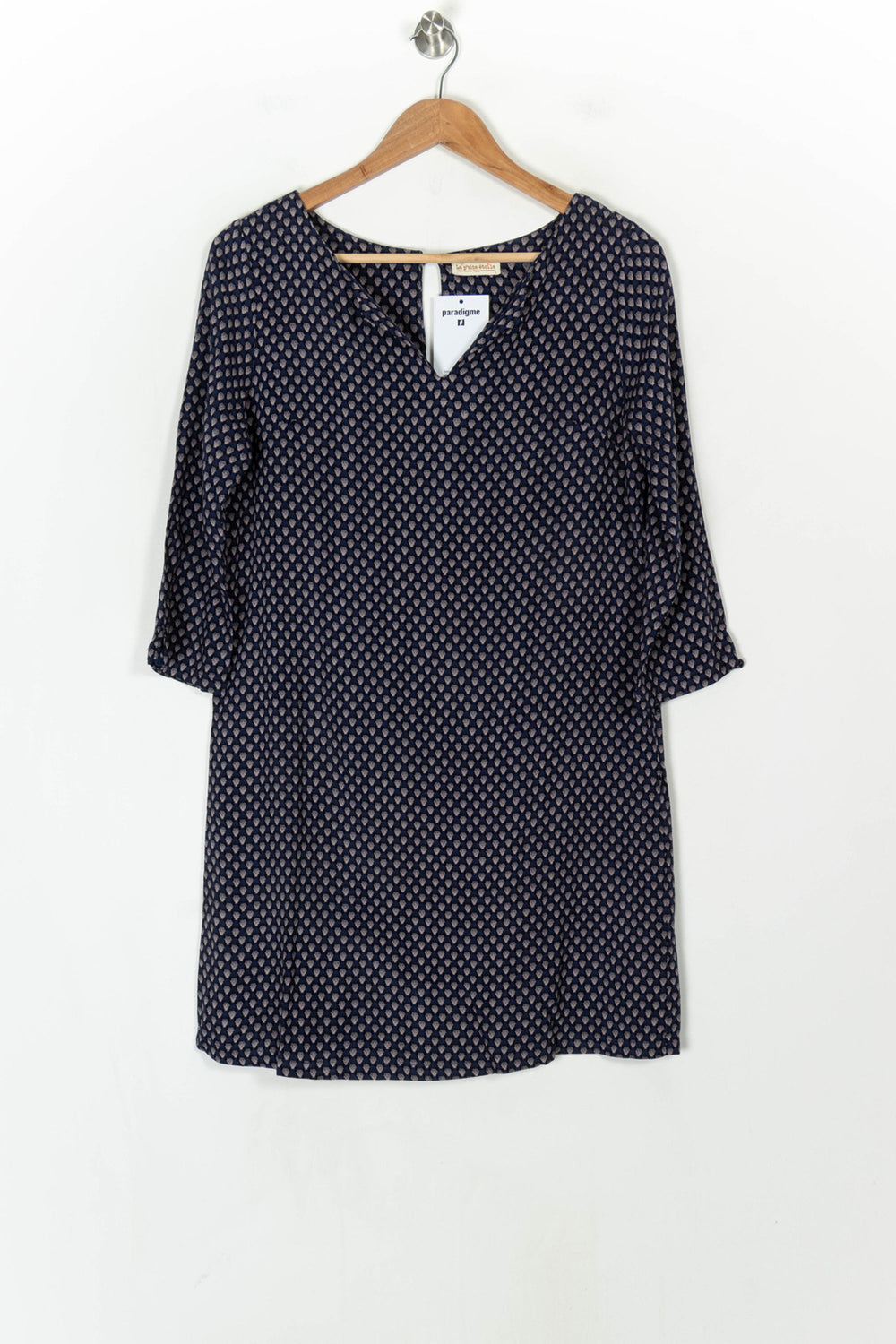 Robe Bleue et Beige - Taille L/40 de la marque La Petite Etoile | PARAD123506 - Vendu par Paradigme - Image 2
