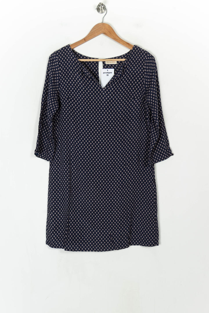 Robe Bleue et Beige - Taille L/40 de la marque La Petite Etoile | PARAD123506 - Vendu par Paradigme - Image 2