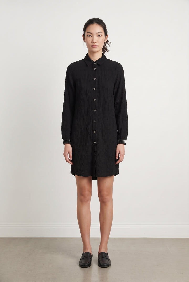 Robe Chemise Noire - Taille XS/34 de la marque I.Code | PARAD123508 - Vendu par Paradigme - Image 1