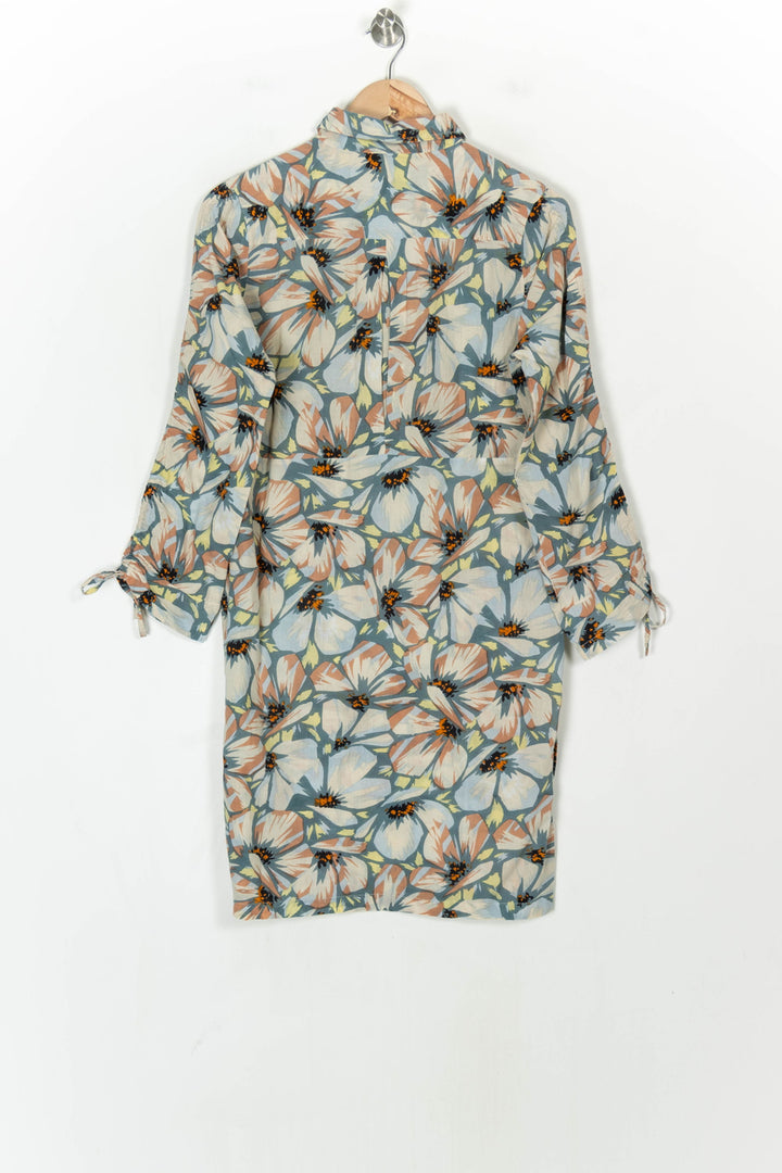 Robe Midi Bleue et Beige - Taille M/38 de la marque Antik Batik | PARAD123510 - Vendu par Paradigme - Image 5
