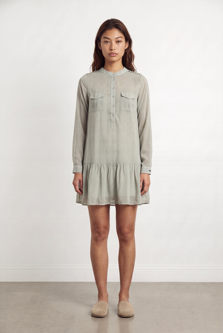 Robe Courte Beige - Taille S/36 de la marque IKKS | PARAD123513 - Vendu par Paradigme - Image 1