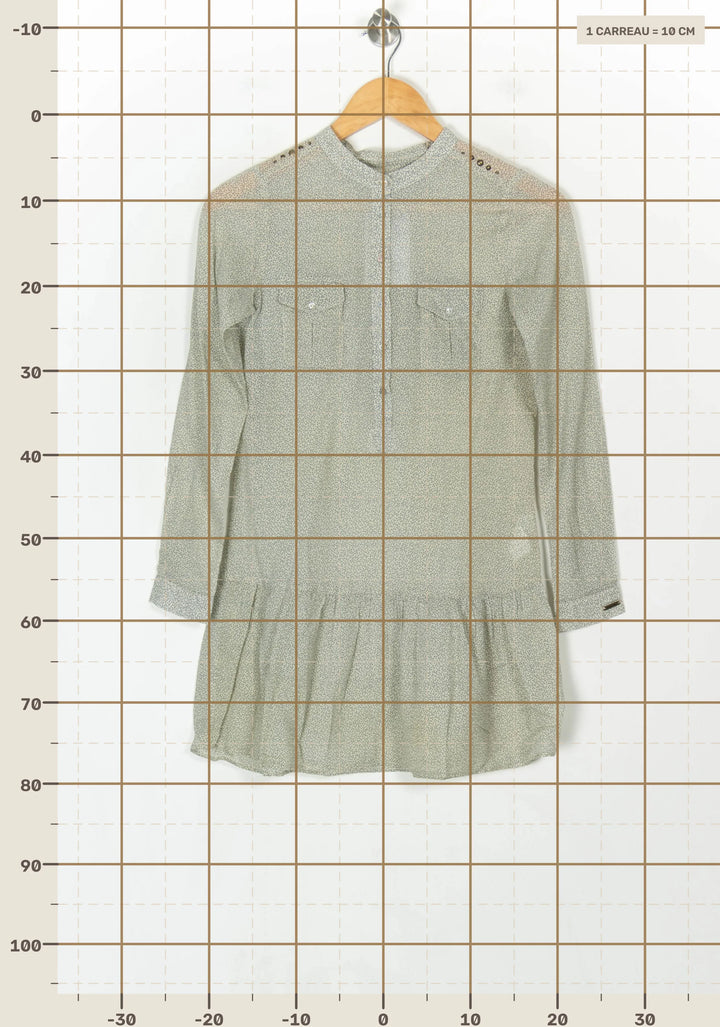 Robe Courte Beige - Taille S/36 de la marque IKKS | PARAD123513 - Vendu par Paradigme - Image 4