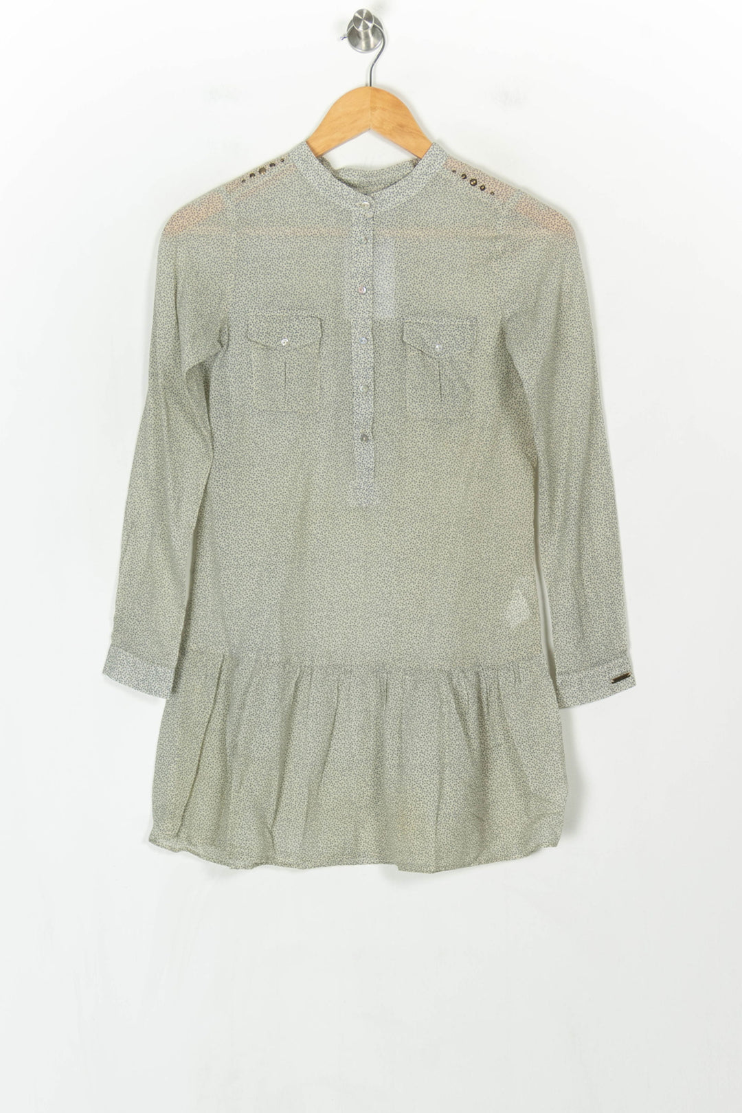 Robe Courte Beige - Taille S/36 de la marque IKKS | PARAD123513 - Vendu par Paradigme - Image 2