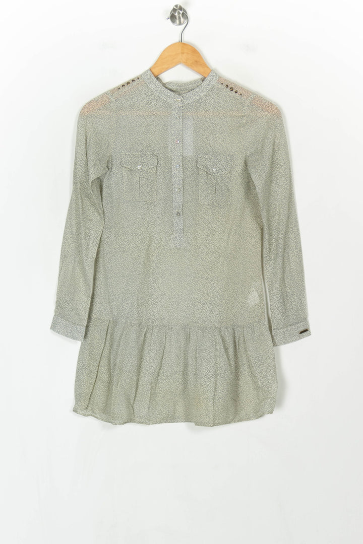 Robe Courte Beige - Taille S/36 de la marque IKKS | PARAD123513 - Vendu par Paradigme - Image 2