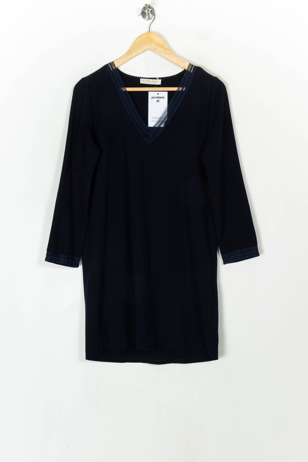 Robe Midi Bleue - Taille S/36 de la marque La Petite Etoile | PARAD123517 - Vendu par Paradigme - Image 2