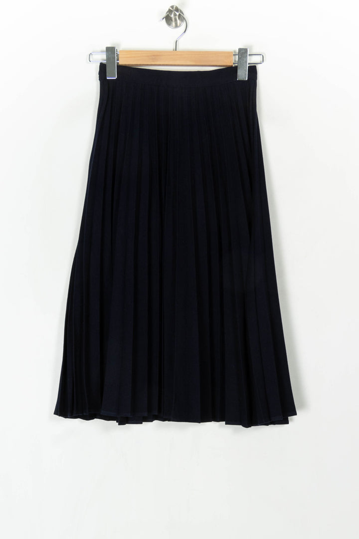 Jupe Plissée Bleu Marine - Taille XS/34 de la marque Soi Paris | PARAD123533 - Vendu par Paradigme - Image 5