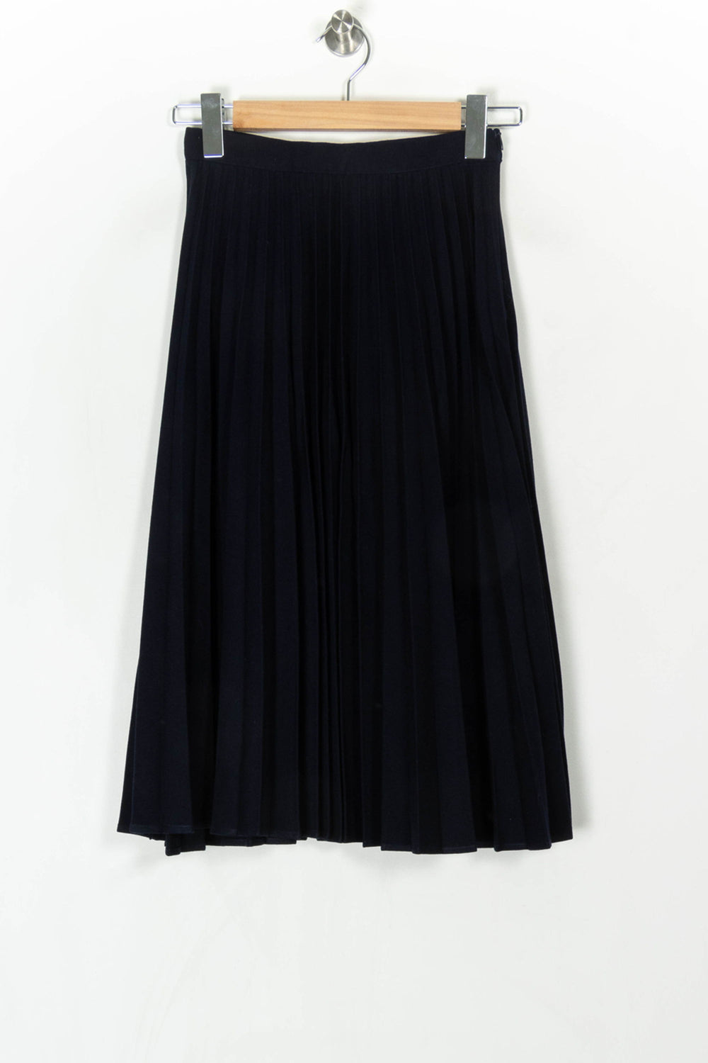Jupe Plissée Bleu Marine - Taille XS/34 de la marque Soi Paris | PARAD123533 - Vendu par Paradigme - Image 2