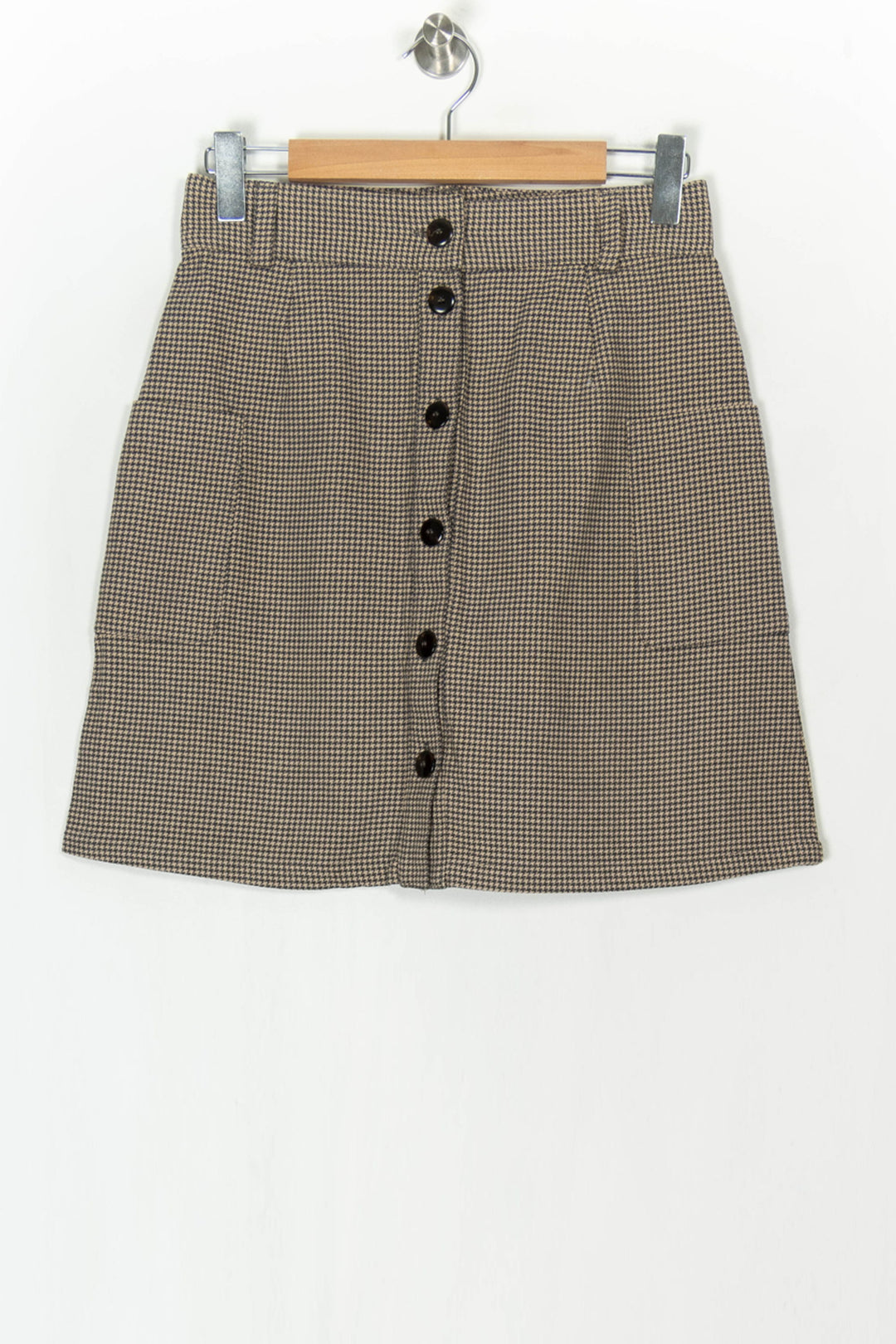 Jupe courte Beige et Marron - Taille L/40 de la marque Sézane | PARAD123534 - Vendu par Paradigme - Image 2