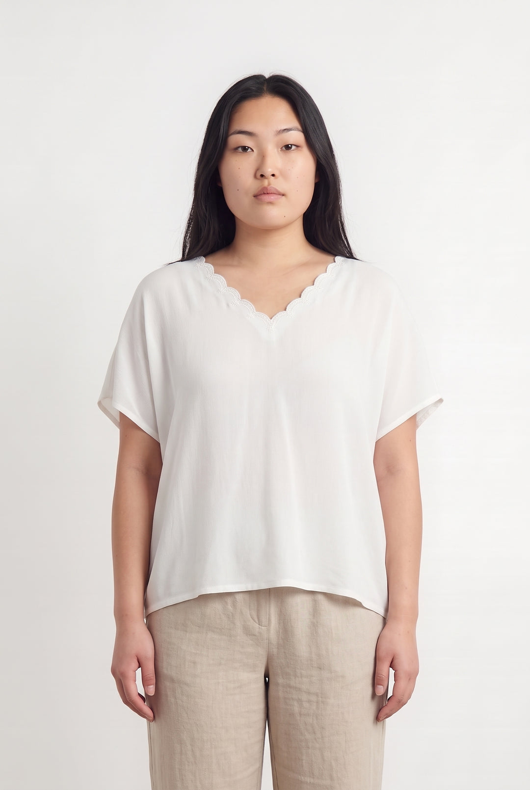 Blouse Blanche - Taille XL/42 de la marque One Step | PARAD123537 - Vendu par Paradigme - Image 1
