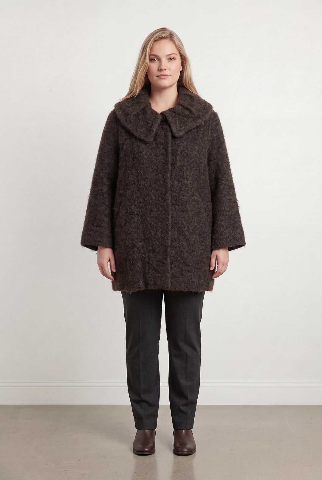 Manteau Marron Foncé - Taille XL/42 de la marque Pablo | PARAD123581 - Vendu par Paradigme - Image 1