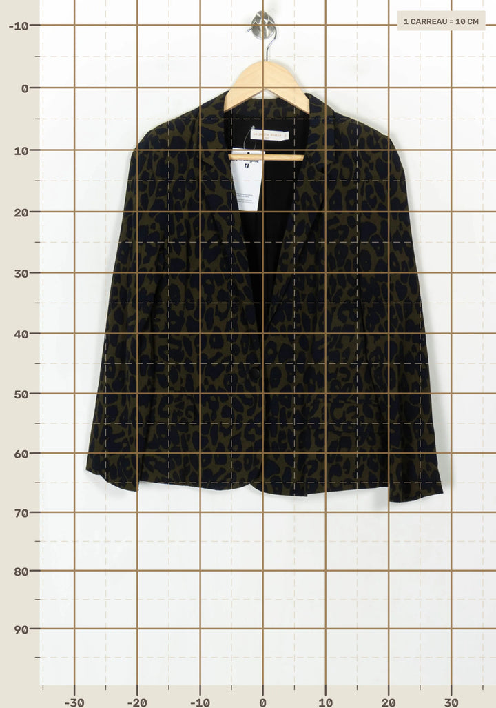 Veste Kaki et Noire - Taille M/38 de la marque La Petite Etoile | PARAD123589 - Vendu par Paradigme - Image 4