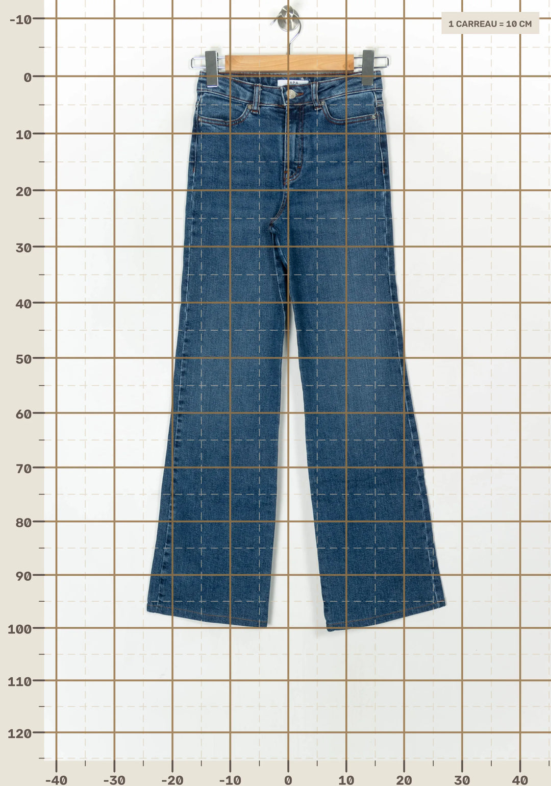 Jean Bleu - Taille XS/34 de la marque ZAPA | PARAD123595 - Vendu par Paradigme - Image 4