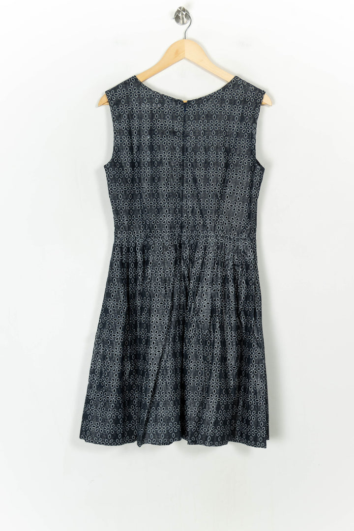 Robe Courte Bleue et Blanche - Taille L/40 de la marque Manoush | PARAD123596 - Vendu par Paradigme - Image 5