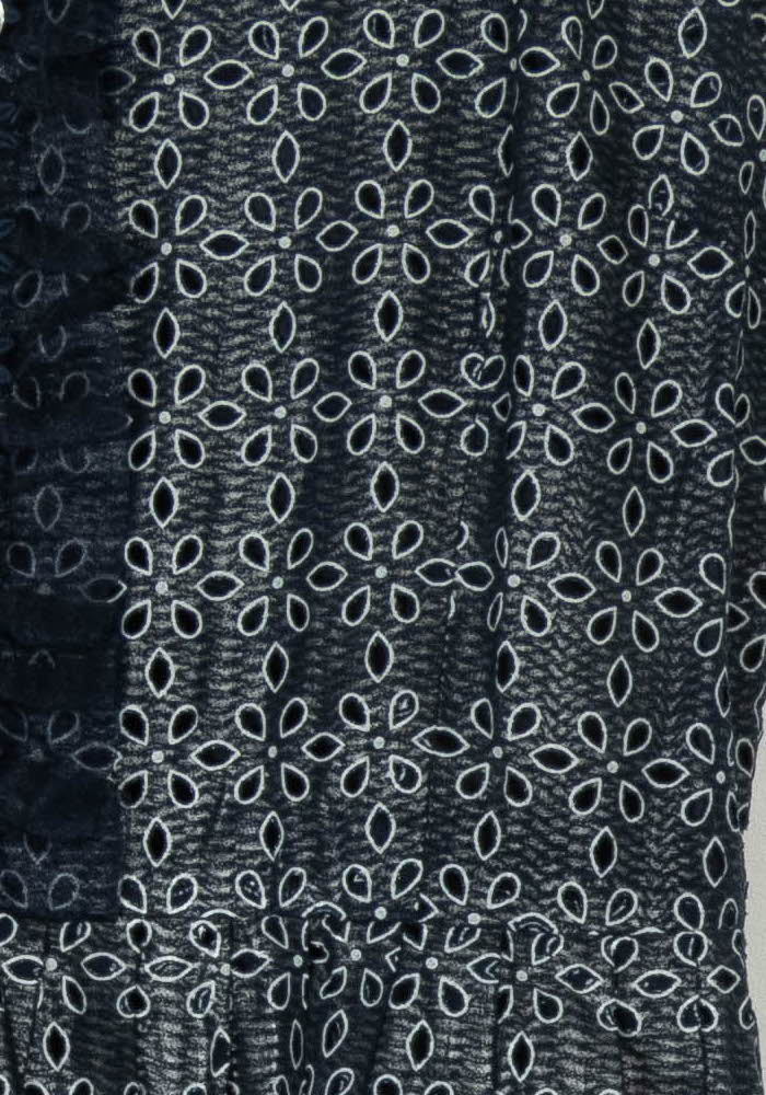 Robe Courte Bleue et Blanche - Taille L/40 de la marque Manoush | PARAD123596 - Vendu par Paradigme - Image 3