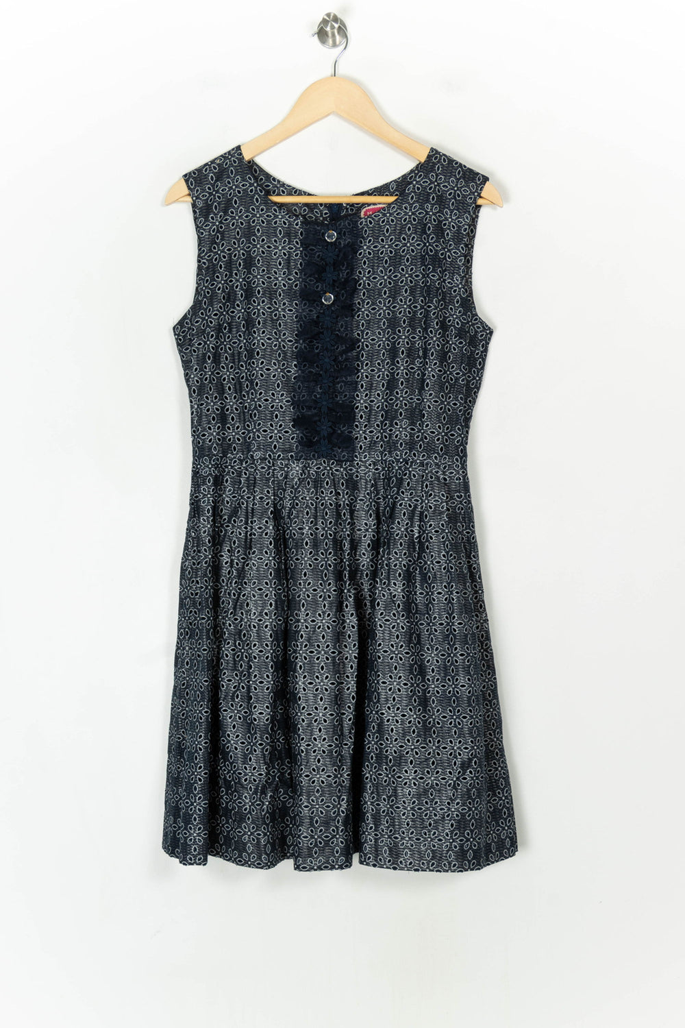 Robe Courte Bleue et Blanche - Taille L/40 de la marque Manoush | PARAD123596 - Vendu par Paradigme - Image 2
