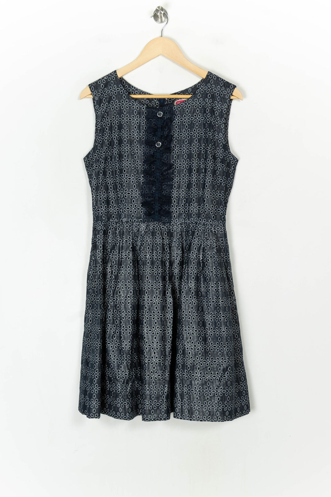 Robe Courte Bleue et Blanche - Taille L/40 de la marque Manoush | PARAD123596 - Vendu par Paradigme - Image 2