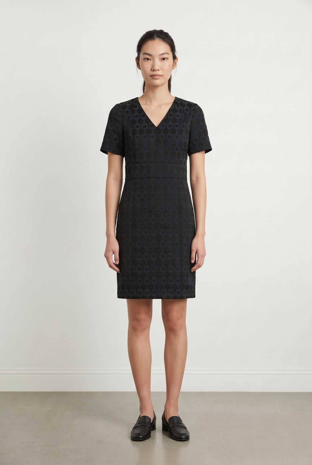 Robe Midi Noire - Taille S/36 de la marque Maison 123 | PARAD123604 - Vendu par Paradigme - Image 1