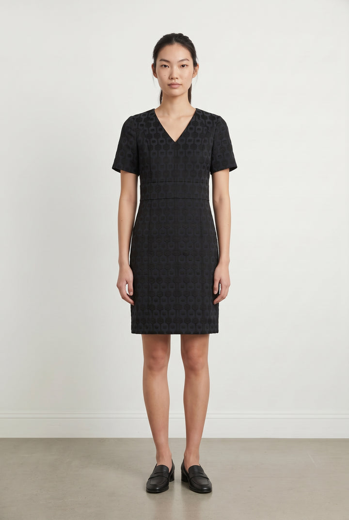 Robe Midi Noire - Taille S/36 de la marque Maison 123 | PARAD123604 - Vendu par Paradigme - Image 1