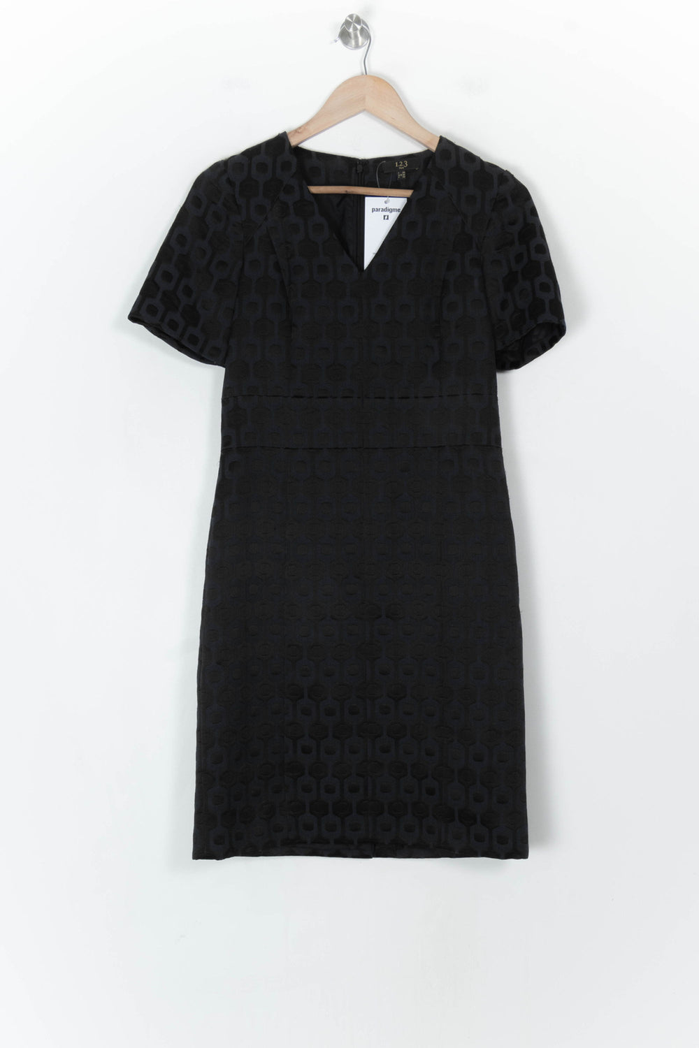 Robe Midi Noire - Taille S/36 de la marque Maison 123 | PARAD123604 - Vendu par Paradigme - Image 2