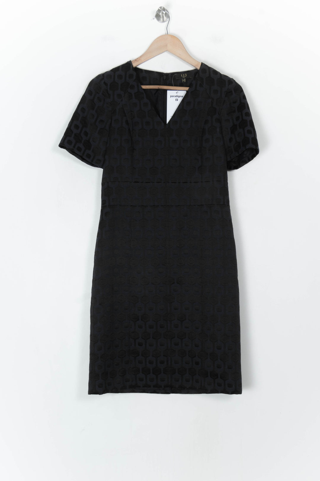 Robe Midi Noire - Taille S/36 de la marque Maison 123 | PARAD123604 - Vendu par Paradigme - Image 2