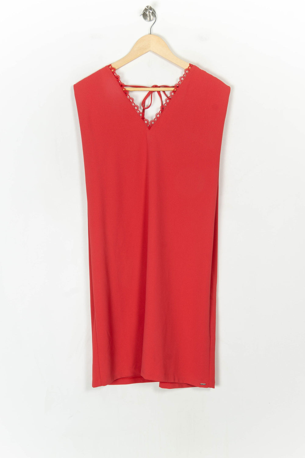 Robe Midi Rouge - Taille L/40 de la marque IKKS | PARAD123609 - Vendu par Paradigme - Image 2