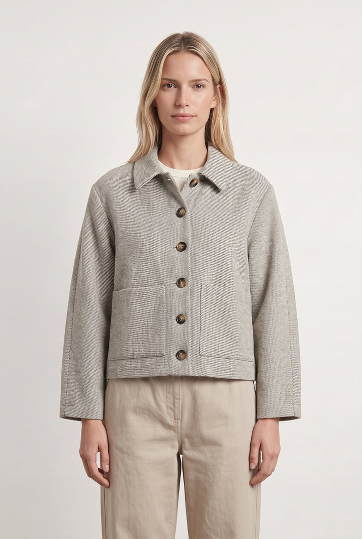 Veste Grise - Taille S/36 de la marque Des petits hauts | PARAD123610 - Vendu par Paradigme - Image 1