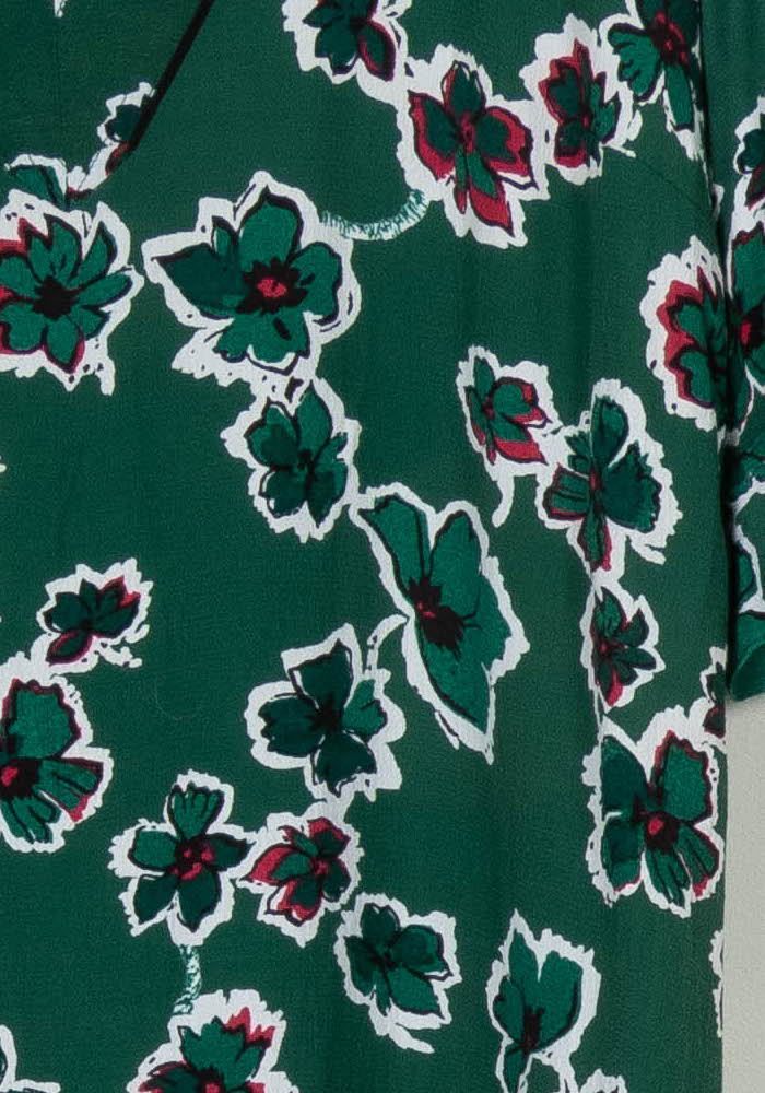 Robe Midi Verte - Taille L/40 de la marque IKKS | PARAD123611 - Vendu par Paradigme - Image 3