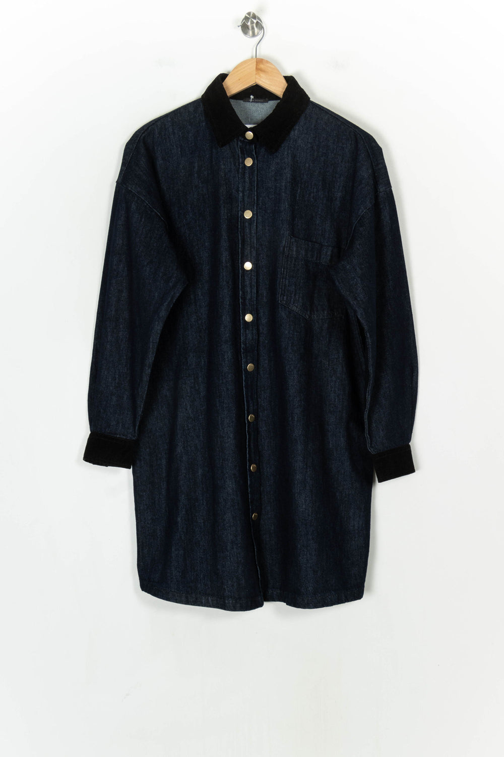 Robe Chemise Bleue - Taille M/38 de la marque IKKS | PARAD123613 - Vendu par Paradigme - Image 2