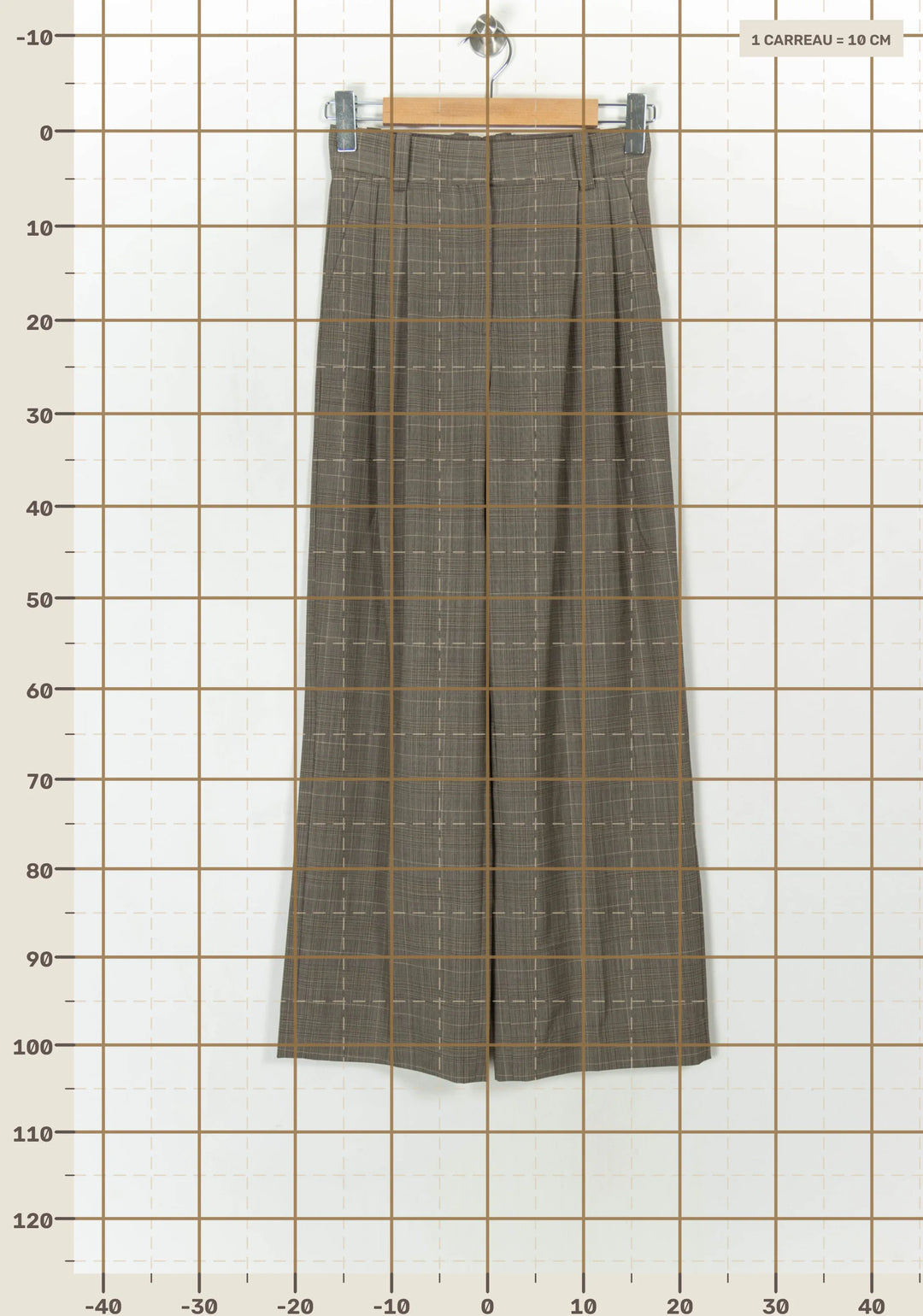 Pantalon Large Gris - Taille XS/34 de la marque Maje | PARAD123614 - Vendu par Paradigme - Image 4