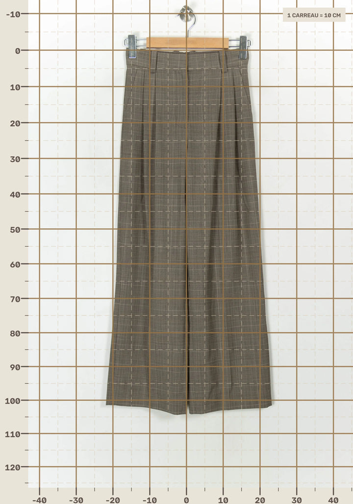 Pantalon Large Gris - Taille XS/34 de la marque Maje | PARAD123614 - Vendu par Paradigme - Image 4