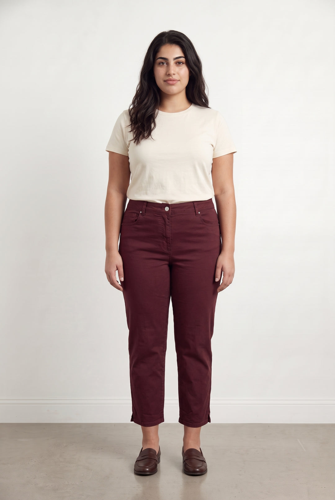 Pantalon Bordeaux - Taille XXL/44 de la marque Caroll | PARAD123618 - Vendu par Paradigme - Image 1