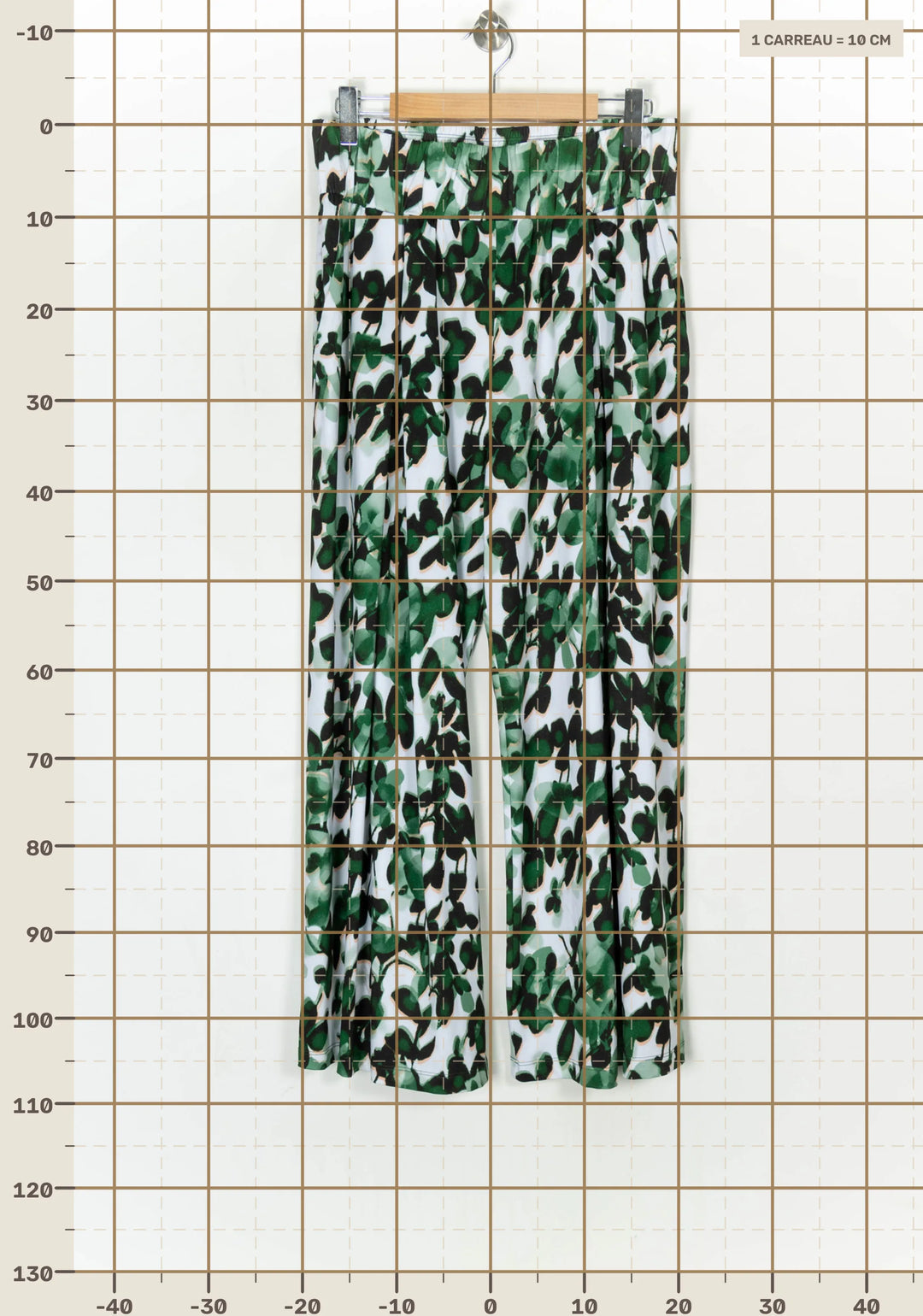 Pantalon Vert et Blanc - Taille XXXL/46 de la marque Indies | PARAD123619 - Vendu par Paradigme - Image 4