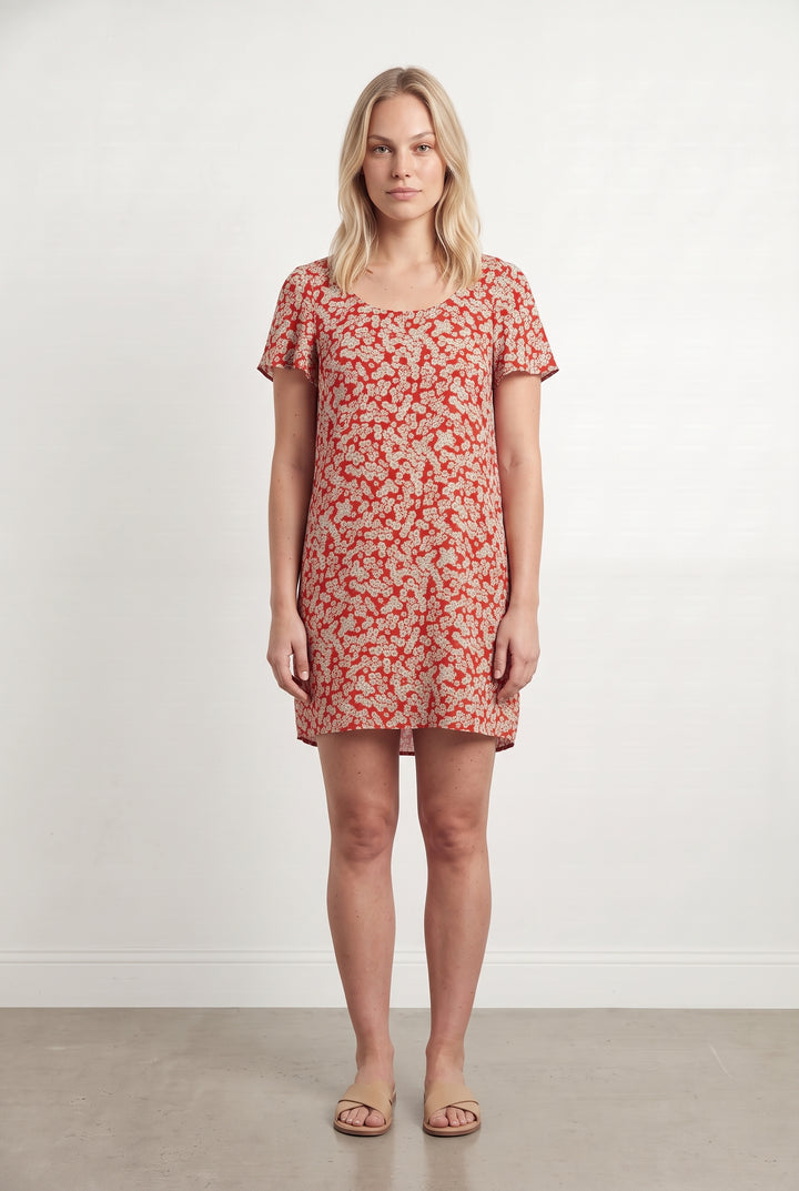 Robe Courte Rouge - Taille L/40 de la marque Caroll | PARAD123622 - Vendu par Paradigme - Image 1