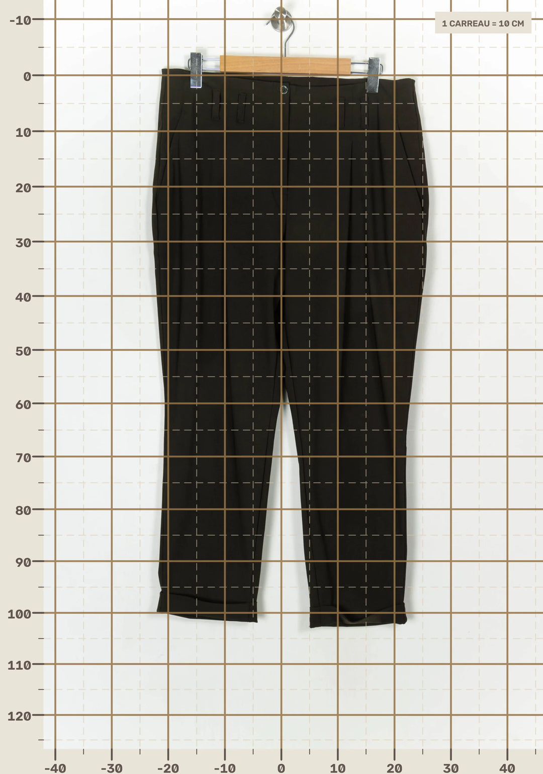 Pantalon Vert - Taille XXXL/46 de la marque Indies | PARAD123623 - Vendu par Paradigme - Image 4