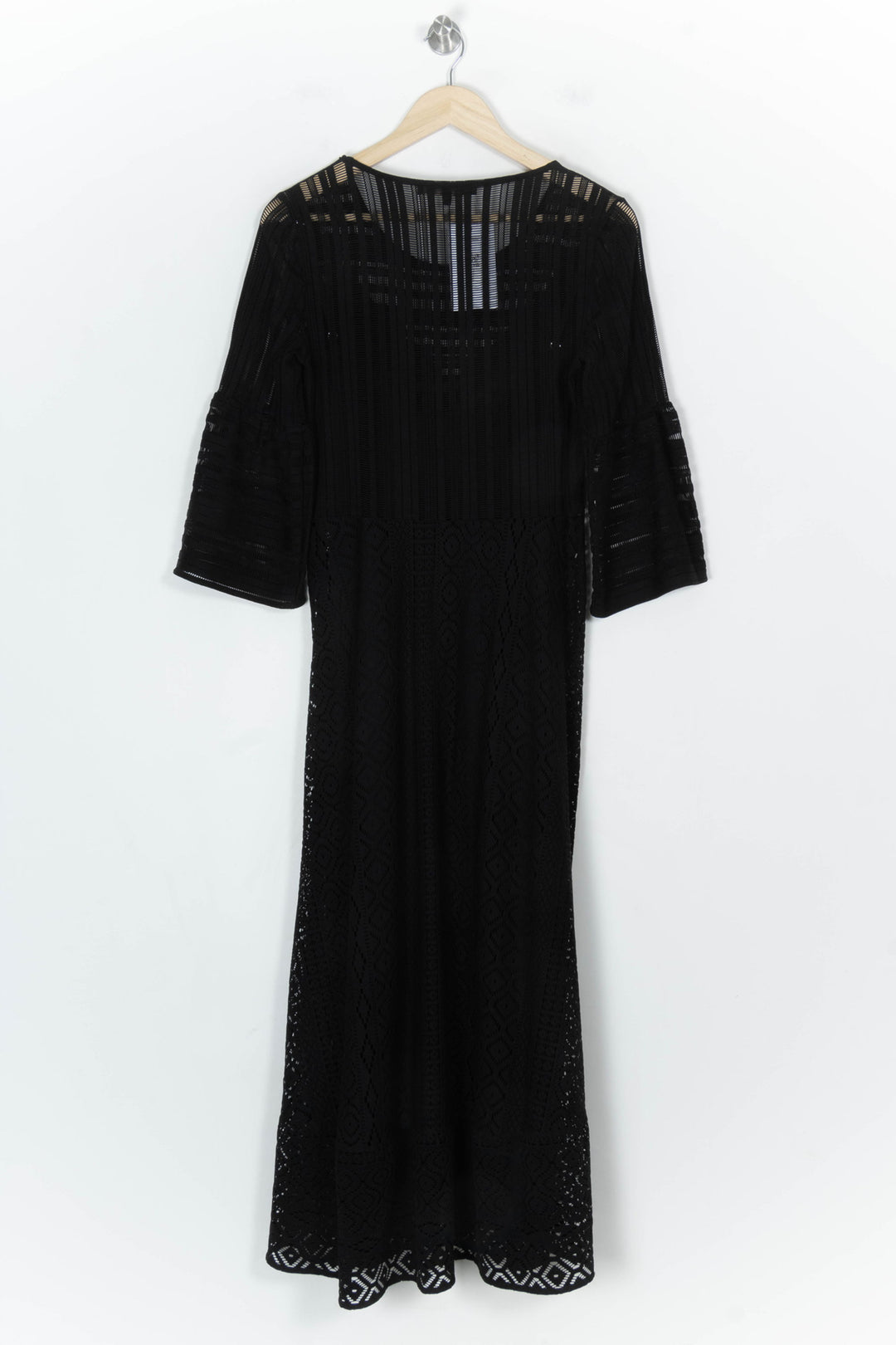 Robe Noire - Taille L/40 de la marque La Fée Maraboutée | PARAD123625 - Vendu par Paradigme - Image 5