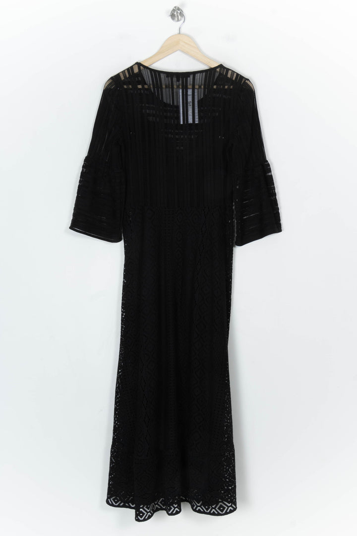 Robe Noire - Taille L/40 de la marque La Fée Maraboutée | PARAD123625 - Vendu par Paradigme - Image 5